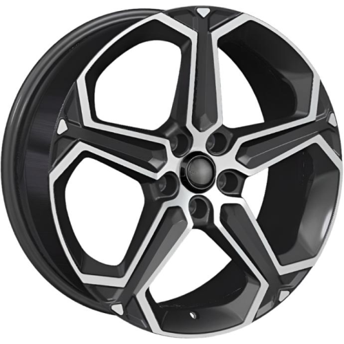 Диски Khomen KHW 1909 7.5x19 5*114.3 ET40 DIA66.6 Black-FP Литой купить с бесплатной доставкой в пункты выдачи в Петербурге